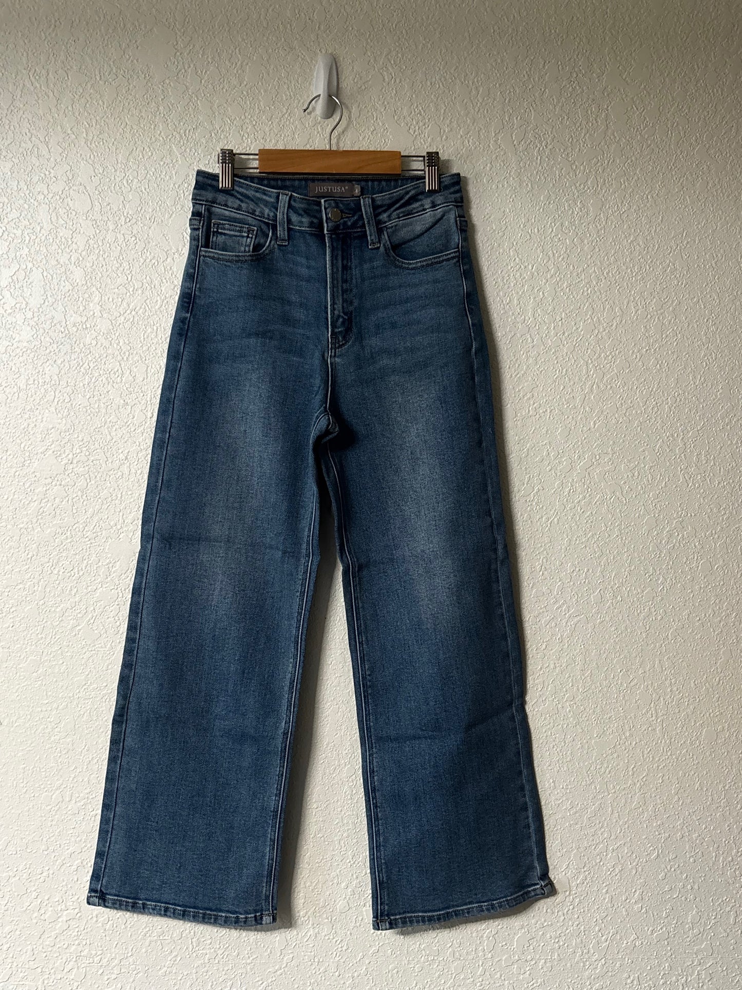Slim Wide Leg Jeans