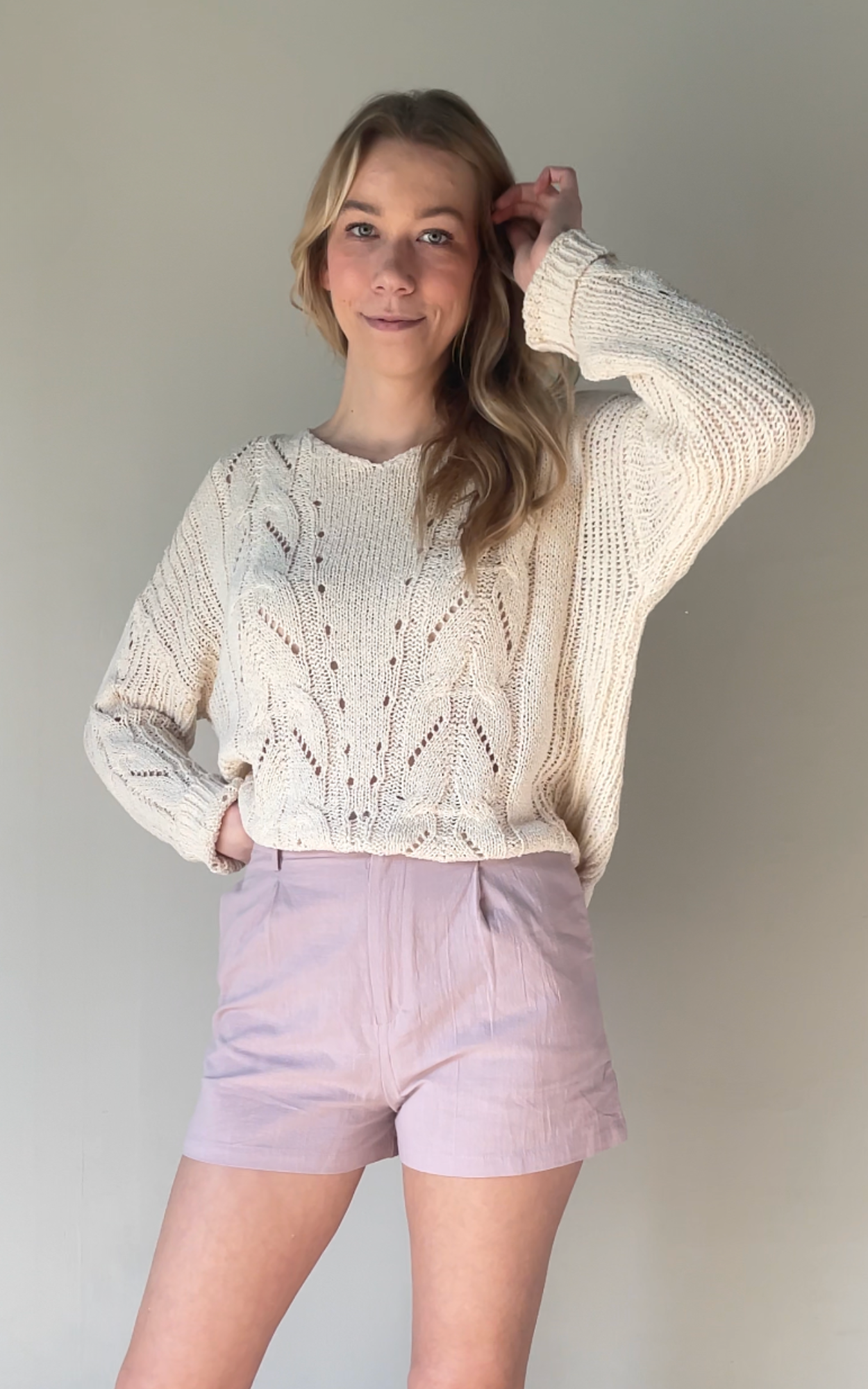 Oatmeal Knit Sweater